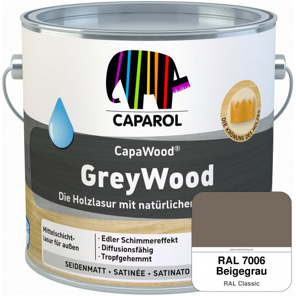 CapaWood® GreyWood (RAL 7006 Beigegrau) - ersetzt Capadur GreyWood