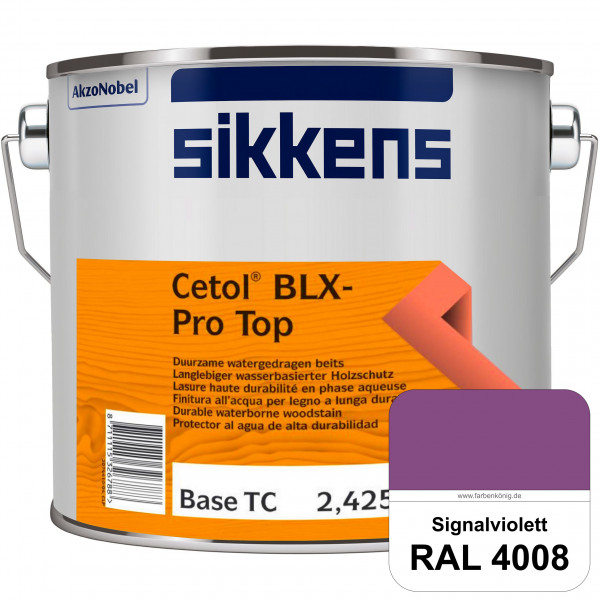 Cetol BLX-Pro Top (RAL 4008 Signalviolett) Seidenglänzende & wasserdampfdurchlässige Dickschichtlasu