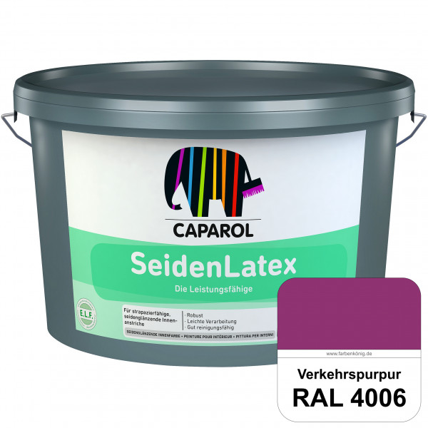 SeidenLatex ELF (RAL 4006 Verkehrspurpur) strapazierfähige, scheuerbeständige und seidenmatte Latexf