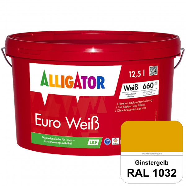 Euro Weiß LKF (RAL 1032 Ginstergelb)