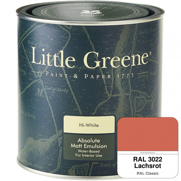 Absolute Matt Emulsion - Sample Pot 250 ml (RAL 3022 Lachsrot)