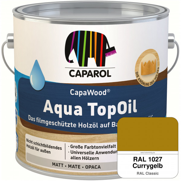 CapaWood® AquaTopOil (RAL 1027 Currygelb)