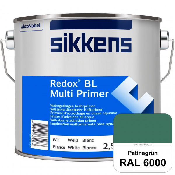 Redox BL Multi Primer (RAL 6000 Patinagrün) Wasserbasierter Universalprimer und Korrosionsschutz (in