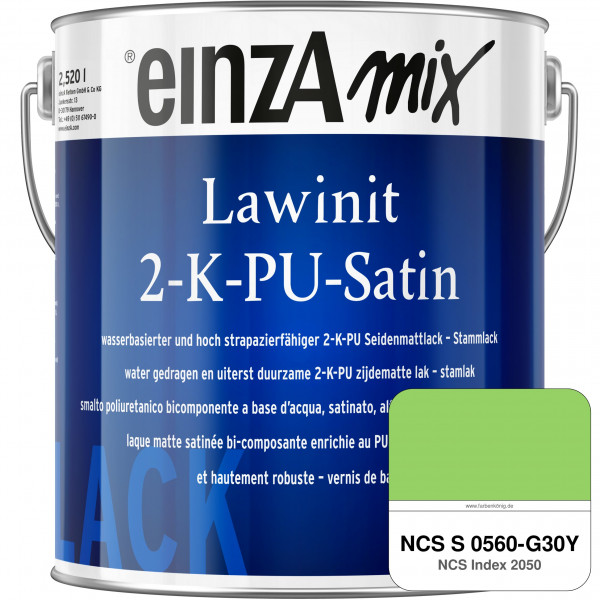 einzA Lawinit 2-K-PU Satin Stammlack (NCS S 0560-G30Y)