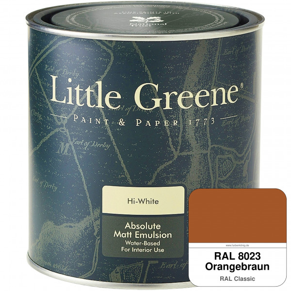 Absolute Matt Emulsion - Sample Pot 250 ml (RAL 8023 Orangebraun)