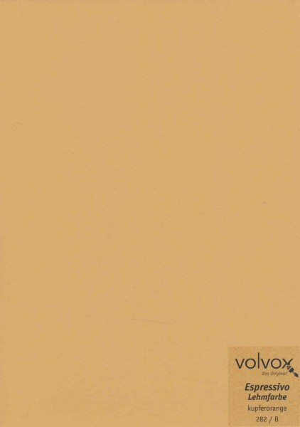 Volvox Espressivo Lehmfarbe - kupferorange