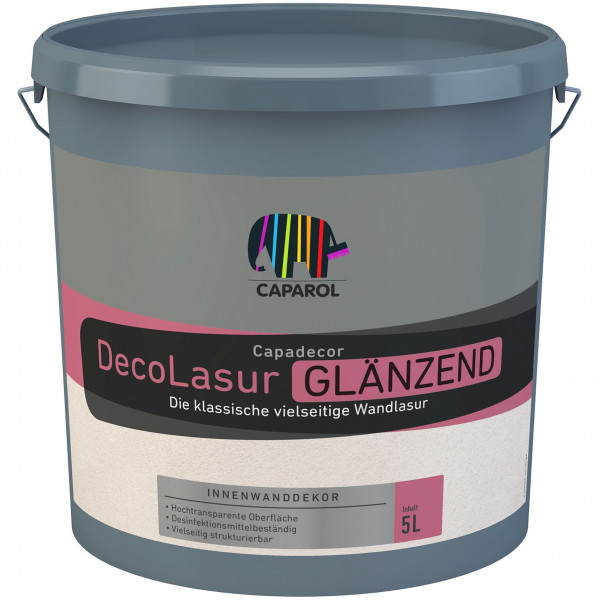 Capadecor DecoLasur Glänzend (Weiß transparent)