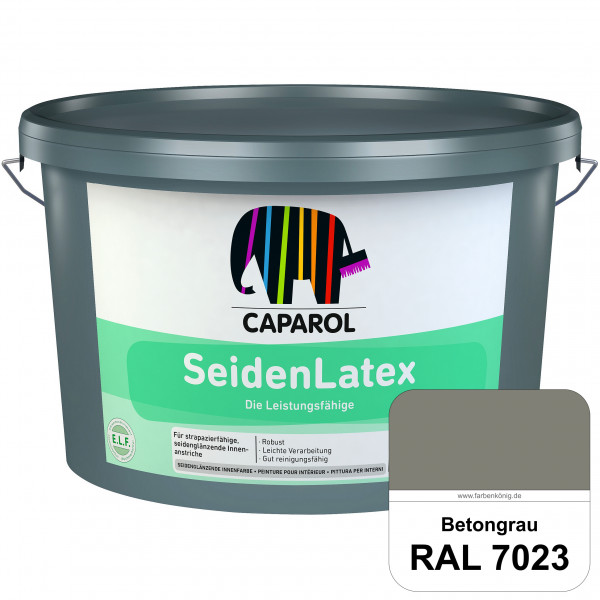 SeidenLatex ELF (RAL 7023 Betongrau) strapazierfähige, scheuerbeständige und seidenmatte Latexfarbe