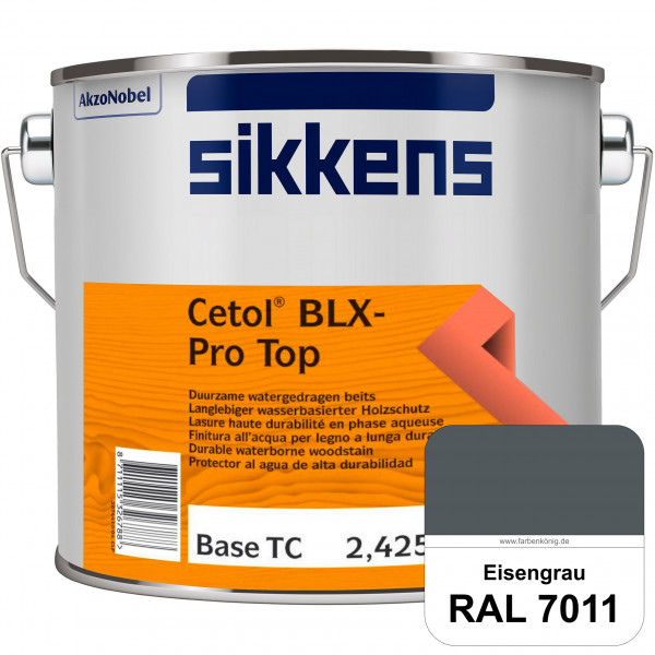 Cetol BLX-Pro Top (RAL 7011 Eisengrau) Seidenglänzende & wasserdampfdurchlässige Dickschichtlasur au