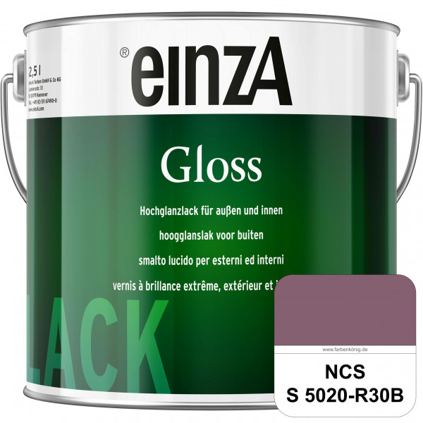 einzA Gloss (NCS S 5020-R30B) Hochwertiger Alkydharzlack in Premium-Qualität, hochglänzend.