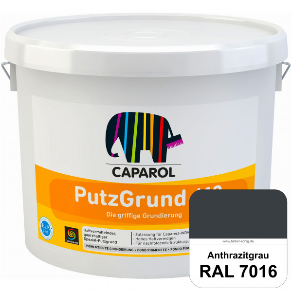Putzgrund 610 (RAL 7016 Anthrazitgrau) Wasserverdünnbare & haftvermittelnde gefüllte SpezialGrundier