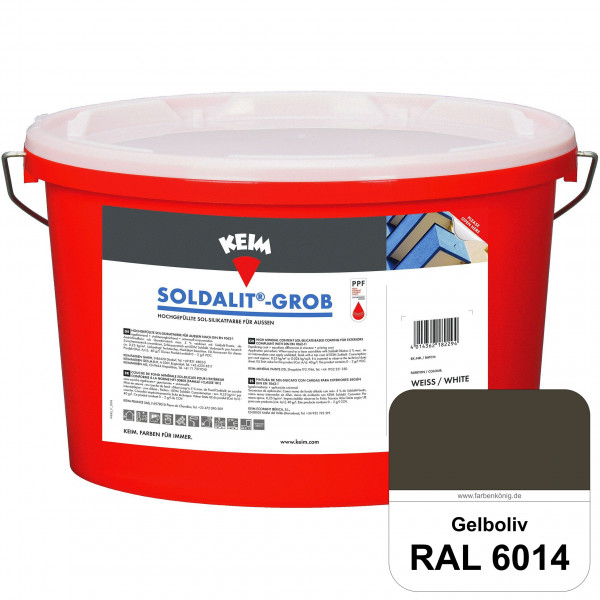 KEIM Soldalit®-Grob (RAL 6014 Gelboliv)