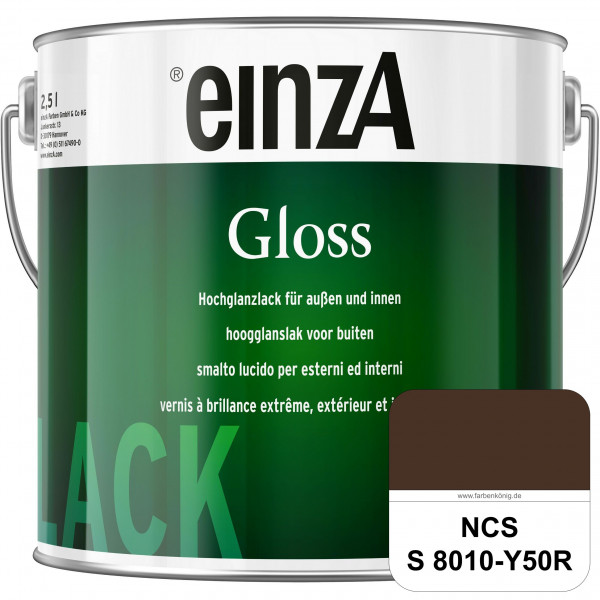 einzA Gloss (NCS S 8010-Y50R) Hochwertiger Alkydharzlack in Premium-Qualität, hochglänzend.