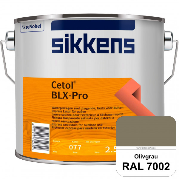 Cetol BLX-Pro (RAL 7002 Olivgrau) Express Lasur für die Beschichtung von Holzoberflächen (außen)