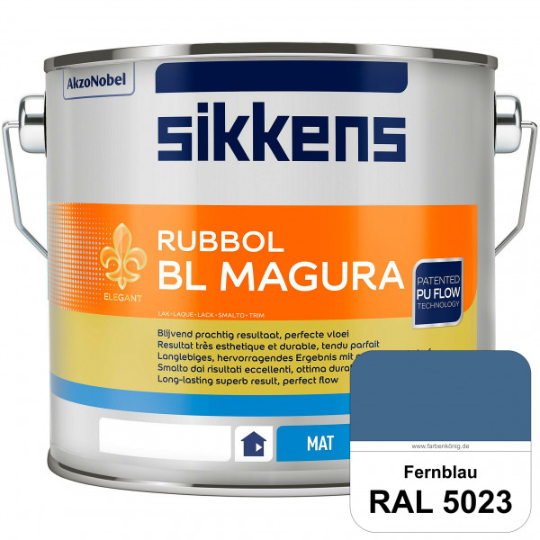 Rubbol BL Magura (RAL 5023 Fernblau) matter PU-Lack (wasserbasiert) innen & außen