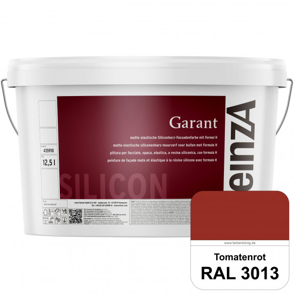 einzA Garant (RAL 3013 Tomatenrot) elastische Siliconharz-Fassadenfarbe