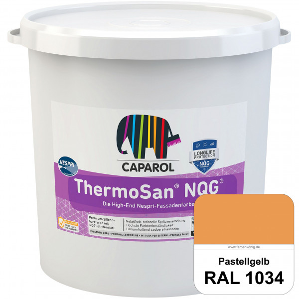 ThermoSan® NQG® Nespri (RAL 1034 Pastellgelb) Siliconharz-Bindemittelkombination mit integrierter Na