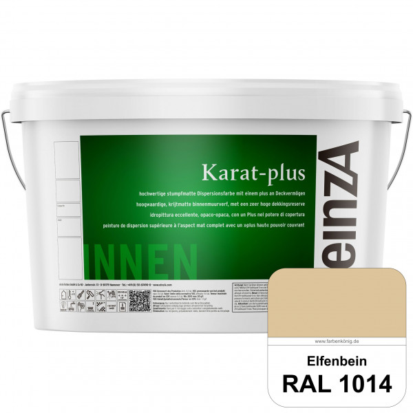 einzA Karat-plus (RAL 1014 Elfenbein) Innenwandfarbe mit herausragenden Produkteigenschaften