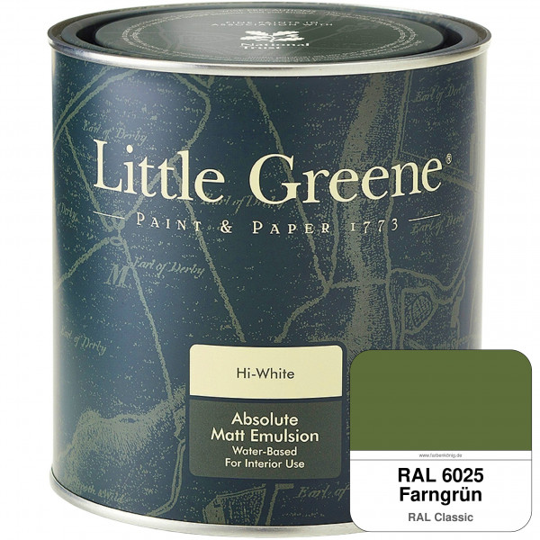 Absolute Matt Emulsion - Sample Pot 250 ml (RAL 6025 Farngrün)