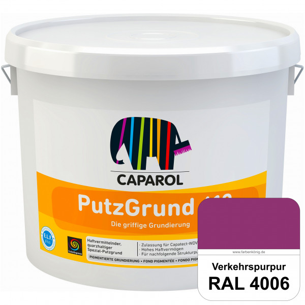 Putzgrund 610 (RAL 4006 Verkehrspurpur) Wasserverdünnbare & haftvermittelnde gefüllte SpezialGrundie
