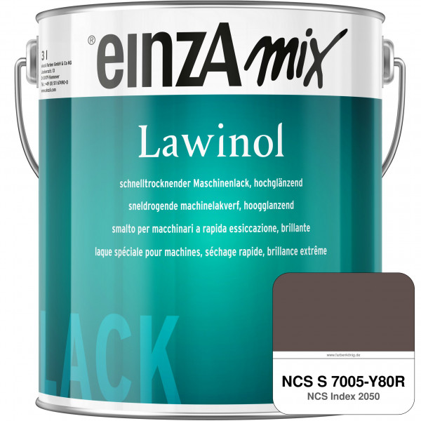 einzA Lawinol hochglänzend (NCS S 7005-Y80R)