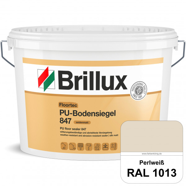 Floortec PU-Bodensiegel ELF 847 (RAL 1013 Perlweiß) seidenmatt, witterungsbeständig, außen & innen