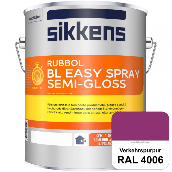 Rubbol BL Easy Spray (RAL 4006 Verkehrspurpur) Seidenglänzender Airlesslack (außen & innen)