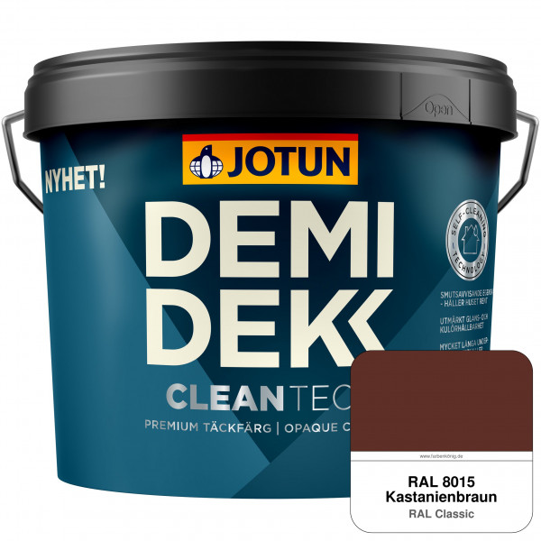 DEMIDEKK Cleantech (ehemals Demidekk Optimal, Demidekk Ultimate Täckfärg) - Deckende Holzfarbe für A