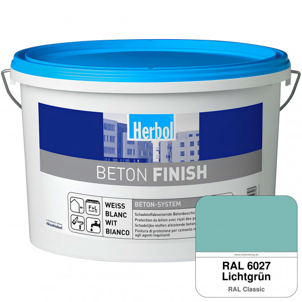 Beton Finish (RAL 6027 Lichtgrün)