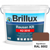 Rausan KR K2 3516 (RAL 8002 Signalbraun) Organisch gebundener Kratzputz für wetterbeständige Oberflä
