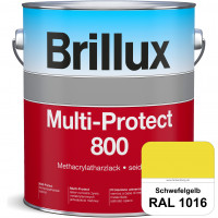 Multi-Protect 800 (RAL 1016 Schwefelgelb) seidenmatter, hoch wetterbeständiger Methacrylatharzlack, 