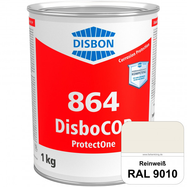 DisboCOR 864 ProtectOne (RAL 9010 Reinweiß) 1-Topf-geeignete Korrosionsschutz für alle metallische