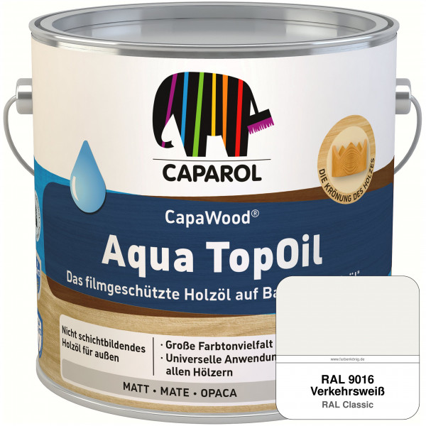 CapaWood® AquaTopOil (RAL 9016 Verkehrsweiß)