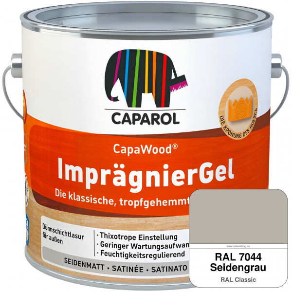 CapaWood® ImprägnierGel (RAL 7044 Seidengrau) - ersetzt Capadur LasurGel