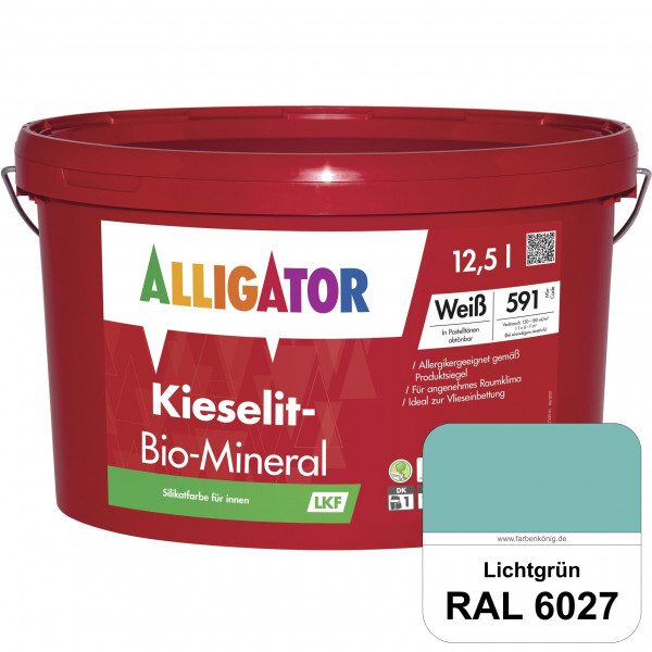 Kieselit-Bio-Mineral LKF (RAL 6027 Lichtgrün)
