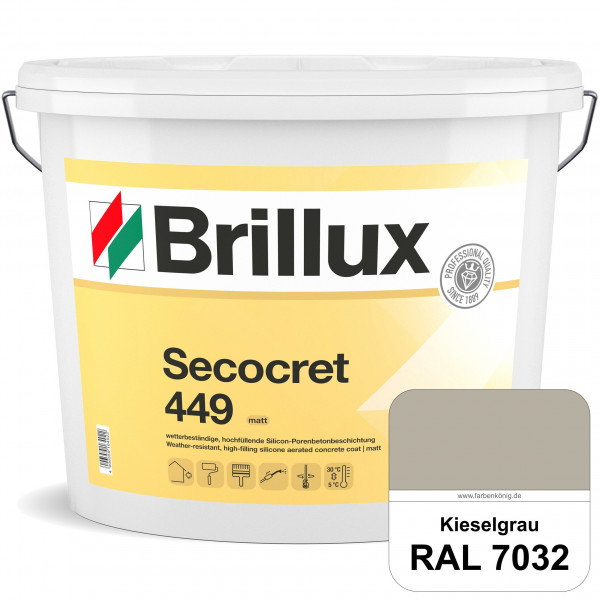 Secocret 449 - ehemals Silicon-Porenbetonbeschichtung 449 (RAL 7032 Kieselgrau)