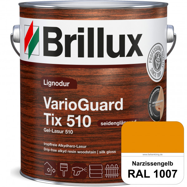 Lignodur VarioGuard Tix 510 (Gel-Lasur 510) RAL 1007 Narzissengelb