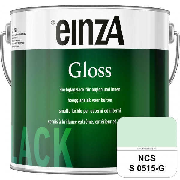 einzA Gloss (NCS S 0515-G) Hochwertiger Alkydharzlack in Premium-Qualität, hochglänzend.