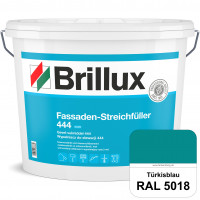 Fassaden-Streichfüller 444 (RAL 5018 Türkisblau) Faserverstärkter Streichfüller mit rissverschlämmen