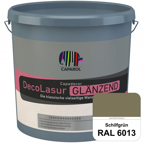 Capadecor DecoLasur Glänzend (RAL 6013 Schilfgrün) Glänzende Lasurfarbe auf Dispersionsbasis (innen)