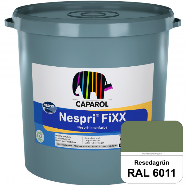 Nespri® FiXX (RAL 6011 Resedagrün) Spezielle Innenfarbe für die rationelle Beschichtung im Nespri-Sp