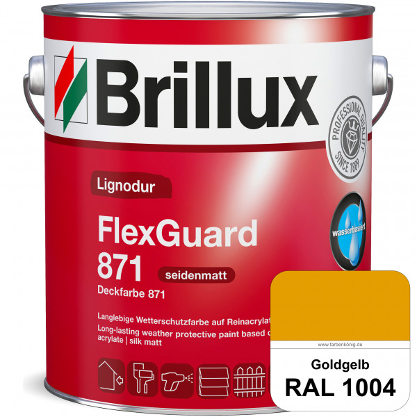 Lignodur FlexGuard 871 (Deckfarbe 871) RAL 1004 Goldgelb