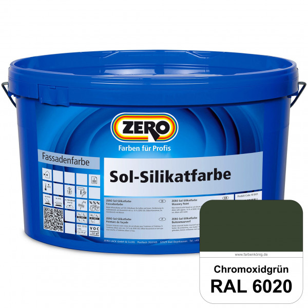 Sol-Silikatfarbe (RAL 6020 Chromoxidgrün)