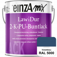 einzA LawiDur 2-K-PU-Buntlack - Seidenglanz (RAL 5000 Violettblau)