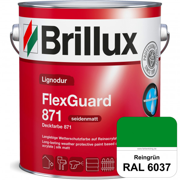 Lignodur FlexGuard 871 (Deckfarbe 871) RAL 6037 Reingrün