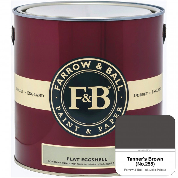 Flat Eggshell (Tanner's Brown No. 255)