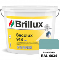 Secolux 918 (RAL 6034 Pastelltürkis) - ehemals Silicon-Fassadenfarbe 918