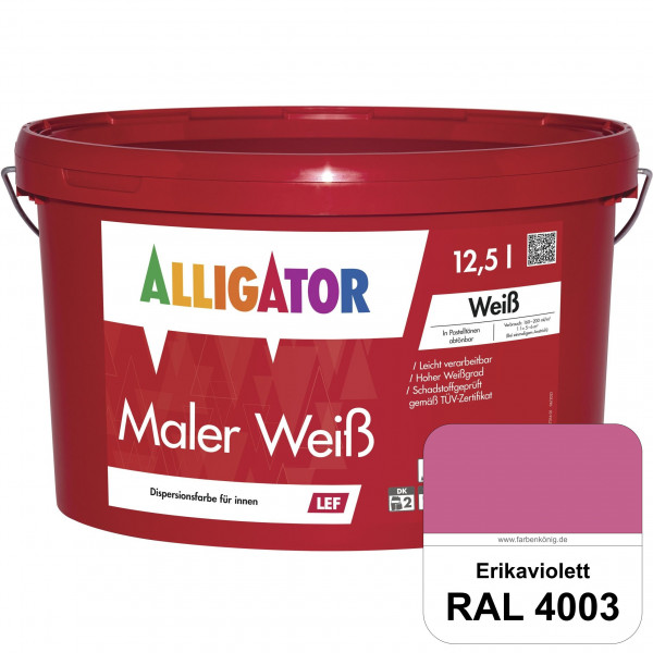 Maler Weiß LEF (RAL 4003 Erikaviolett)