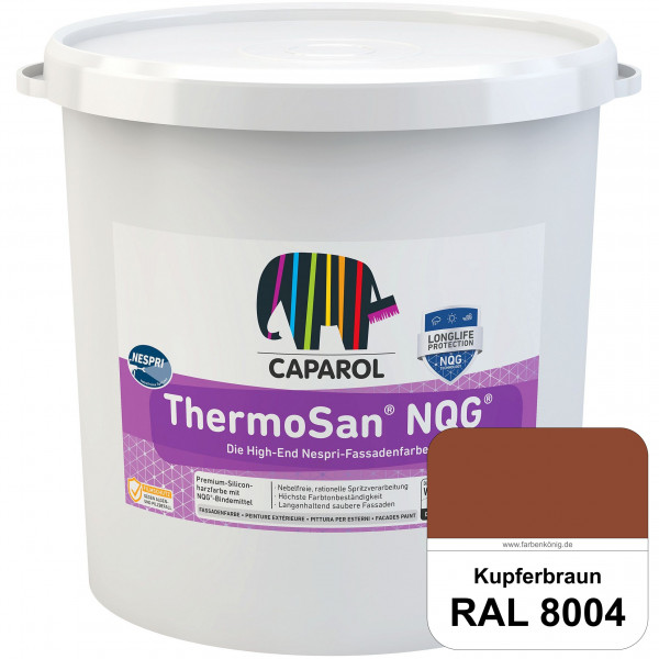 ThermoSan® NQG® Nespri (RAL 8004 Kupferbraun) Siliconharz-Bindemittelkombination mit integrierter Na