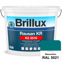 Rausan KR K2 3516 (RAL 5021 Wasserblau) Organisch gebundener Kratzputz für wetterbeständige Oberfläc